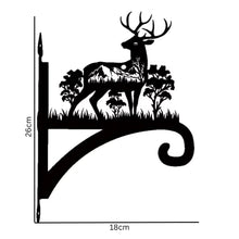 Metal Wall Mount Plant Hanger Animal Silhouette Hanging Plant Basket