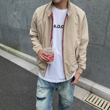 Vintage Classic Retro Bomber Tartan Jacket