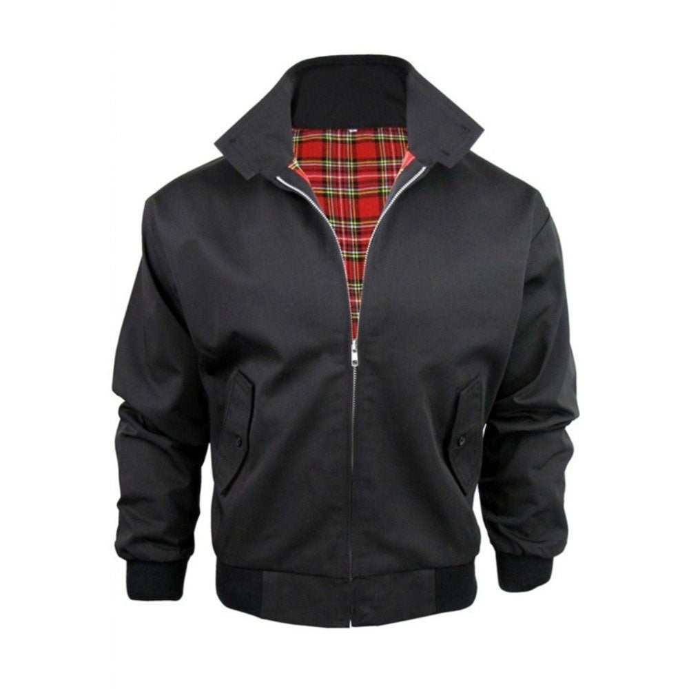 Vintage Classic Retro Bomber Tartan Jacket