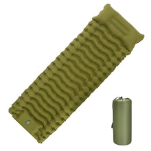 Inflatable Camping Mattress Sleeping Pad with Built-in Pillow and Pump