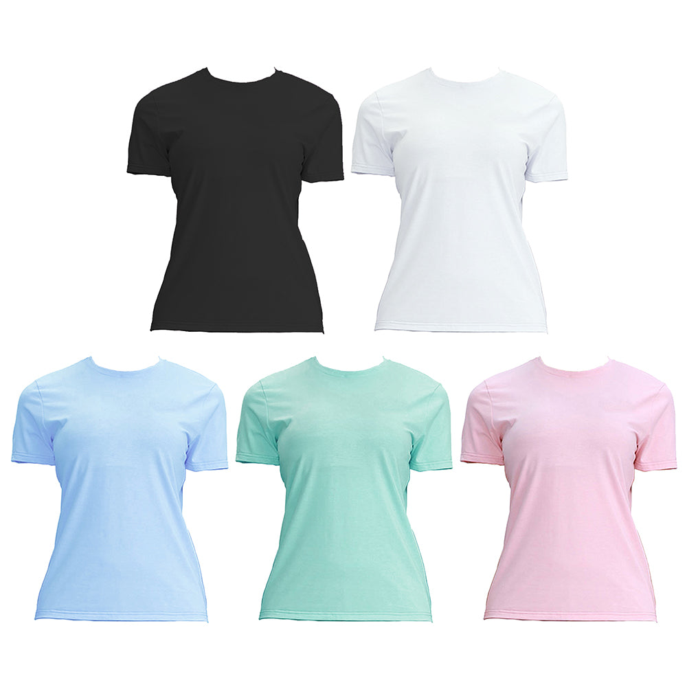 5pcs Women’s Quick Dry Yoga Sports T-Shirts