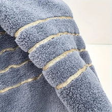3pcs Ultra Soft Coral Fleece Beach and Bath Towel