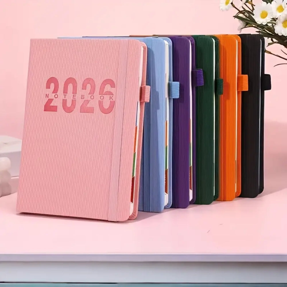 2026 New Calendar Log Daily Planner Schedule Notebook
