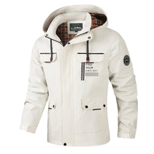 Men's Outdoor Multi-Pocket Hooded Cargo Jacket