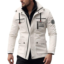 Men's Outdoor Multi-Pocket Hooded Cargo Jacket