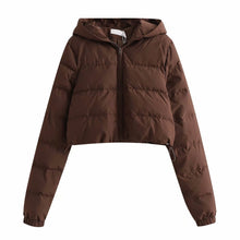 Women's Cotton-Padded Coat Lightweight Solid Color Warm Jacket