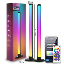 2pcs Smart Light Bars WiFi Ambient LED Lamp with Music Sync