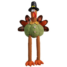Harvest Festival Thanksgiving Pumpkin Doll Long Hanging Leg Turkey Couple Doll