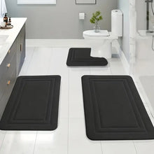 3pcs set Household Non-Slip Bath Mat Absorbent Floor Rug