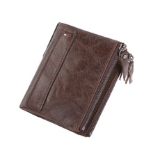 Men's Genuine Leather RFID Blocking Bifold Wallet