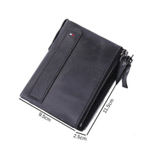 Men's Genuine Leather RFID Blocking Bifold Wallet