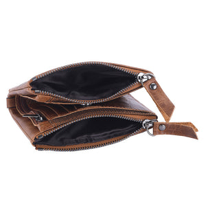 Men's Genuine Leather RFID Blocking Bifold Wallet