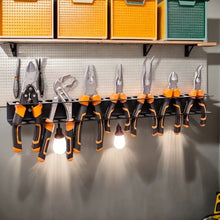 Wall-mounted 14-hole Hardware Tool Storage Base Stand