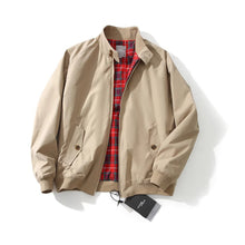 Vintage Classic Retro Bomber Tartan Jacket