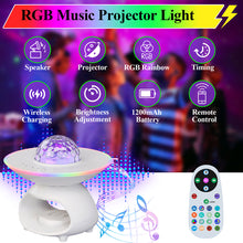 Atmosphere for Astronaut Star Projector RGB LED Night Light BT Speaker