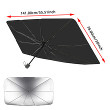 Portable Car Sunshade Retractable Front Windshield Visor