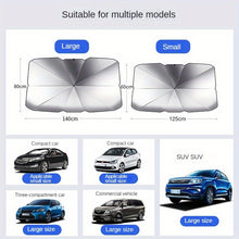 Portable Car Sunshade Retractable Front Windshield Visor