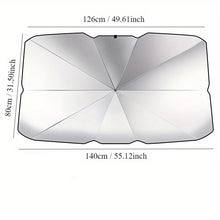 Portable Car Sunshade Retractable Front Windshield Visor