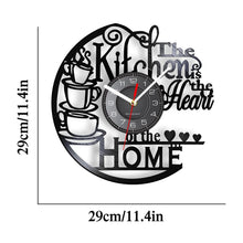 Kitchen Heat Home Vinyl Record Wall Clock