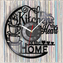 Kitchen Heat Home Vinyl Record Wall Clock