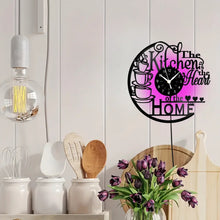 Kitchen Heat Home Vinyl Record Wall Clock