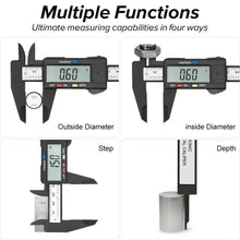 Electronic Digital Carbon Fiber Dial Vernier Caliper Gauge Micrometer