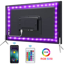 Tape Bluetooth USB LED Strip Light Flexible RGB Self-adhesive TV Desktop Diode