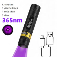 365nm Mini UV LED Blacklight Flashlight