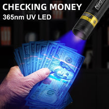 365nm Mini UV LED Blacklight Flashlight