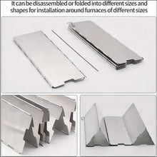 10 Plates Aluminum Alloy Ultralight Foldable Stove Windscreen