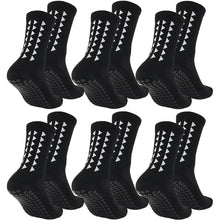 6 Pairs Unisex Football Grip Socks Towel Bottom Sport Socks