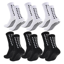 6 Pairs Unisex Football Grip Socks Towel Bottom Sport Socks