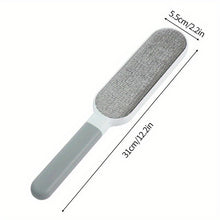 Double-Sided Pet Hair Remover Manual Electrostatic Sticky Lint Brush
