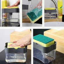 Press Portable Soap Dispenser Kitchen Cleaning Tool