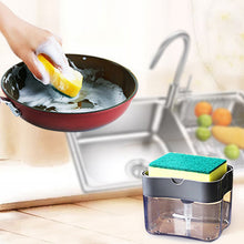 Press Portable Soap Dispenser Kitchen Cleaning Tool