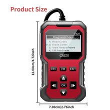 Car Obd2 Scanner Diagnostic Tool Engine Fault Code Reader Scanner
