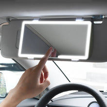 Car Interior Mirrors Sun Visor Plate LED HD Makeup Mirror