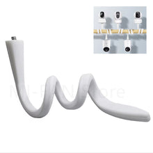 Wall Mount Silica gel Bracket Adjustable Rod Hose Holder
