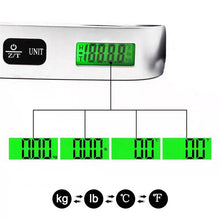 Portable Scale Digital LCD Display Luggage Hanging Weight Balance Tool