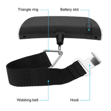 Portable Scale Digital LCD Display Luggage Hanging Weight Balance Tool