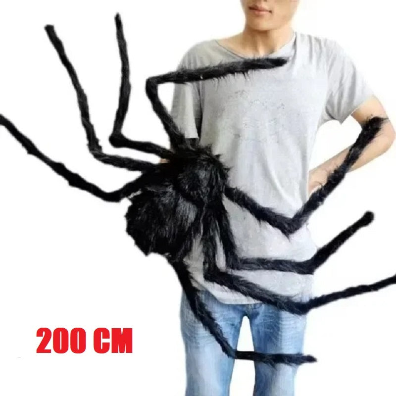 Chamber Prank Black Spider Horror Halloween Decoration