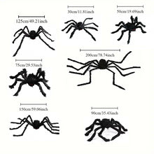 Chamber Prank Black Spider Horror Halloween Decoration