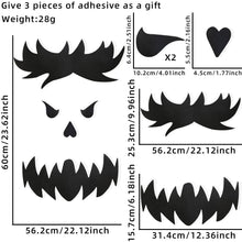 Halloween Decoration Room Door Stickers Window Ghost