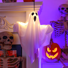 Halloween Glowing White Ghost LED Hanging Ghosts Horror Props