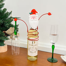 Christmas Bottle and Glass Holder Set