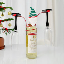Christmas Bottle and Glass Holder Set