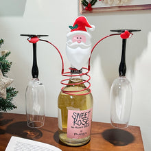 Christmas Bottle and Glass Holder Set