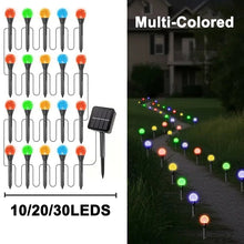 20 LED Solar Bubble Ball Lawn Lights Waterproof Solar Pathway String Light