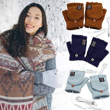 USB Winter Warm Heated Gloves