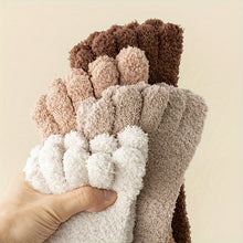 3 Pairs Winter Warm Coral Fleece Five-Toe Socks